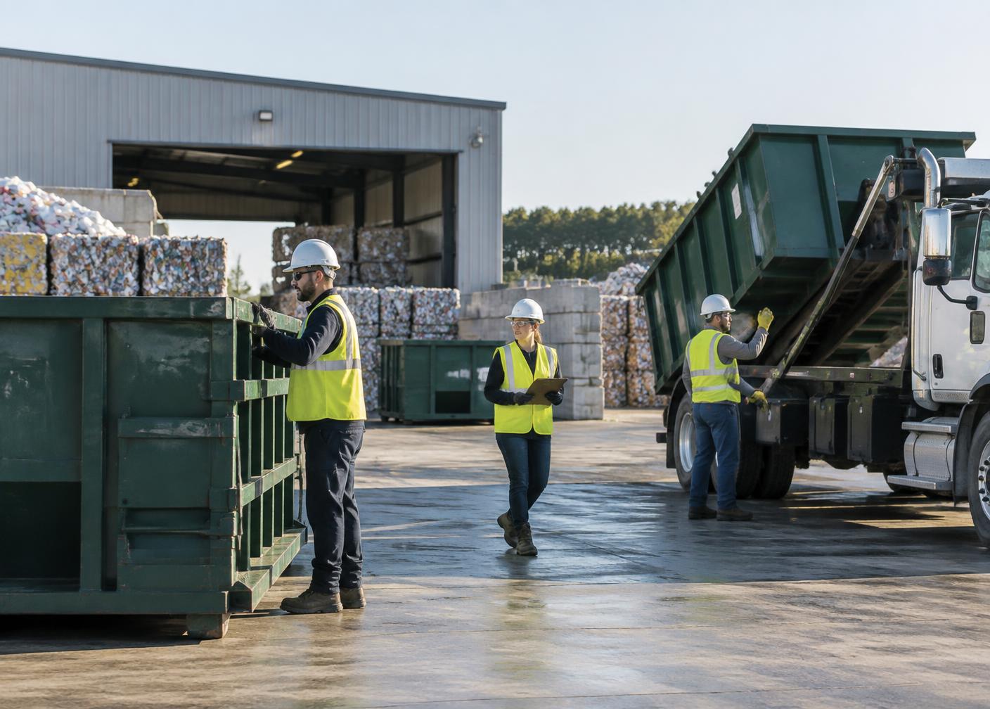 Waste Management commercial service environment